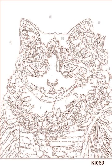 Royal Kitty Paint-by-Number Framed Mini by Artist's Loft®